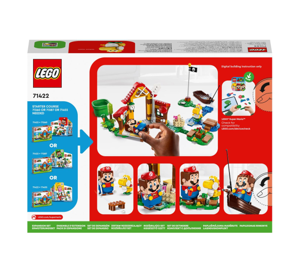 LEGO Super Mario 71422 Piknik w domu Mario – zestaw rozszerzający - 1159394 - zdjęcie 6